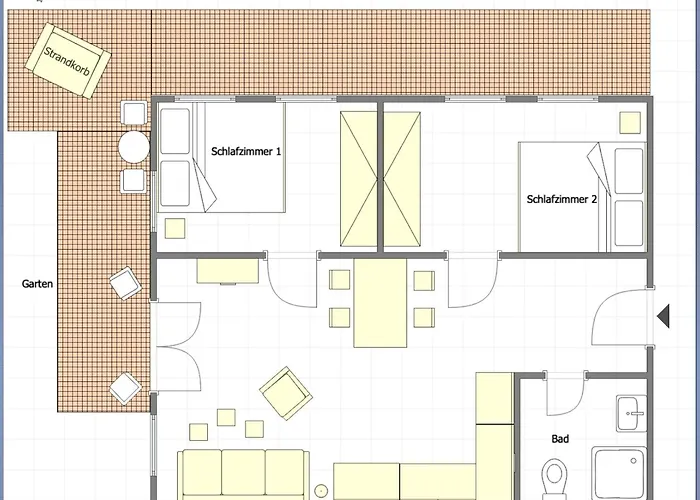 公寓 Haus Nordland Duenenkoje *